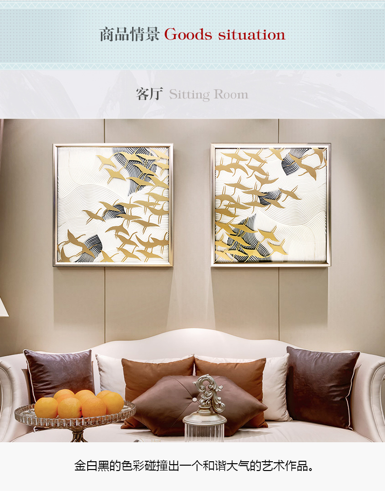 新品輕奢玄關(guān)掛畫 實(shí)物畫 客廳樣板房裝飾畫 方形純手繪油畫 歸去來兮