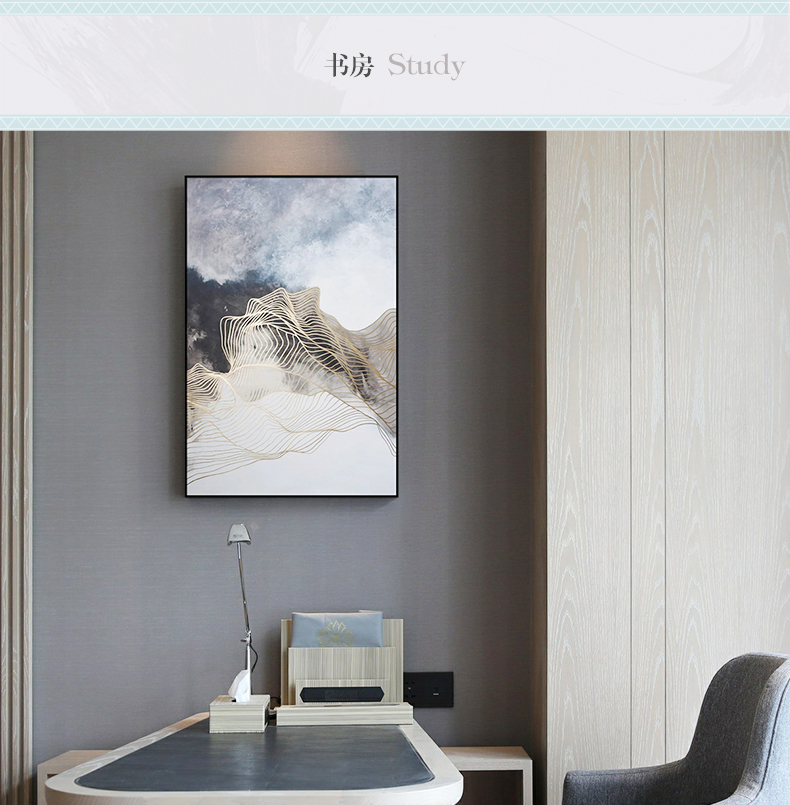 現(xiàn)代抽象裝飾畫 唯美風景玄關(guān)走廊客廳掛畫 辦公室晶瓷畫 純手繪油畫 風起云涌