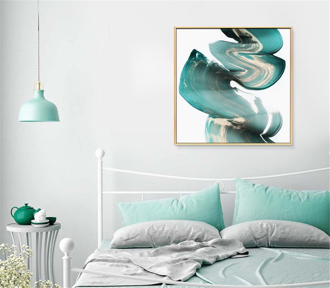 現(xiàn)代簡(jiǎn)約客廳裝飾抽象事玄關(guān)臥室掛畫 晶瓷畫