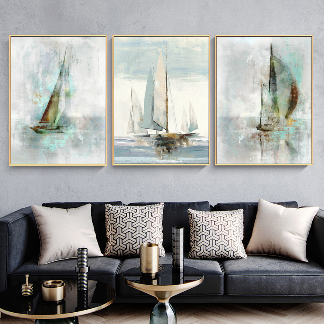 現(xiàn)代客廳抽象裝飾畫(huà) 玄關(guān)走廊書(shū)房配畫(huà) 晶瓷畫(huà) 三拼