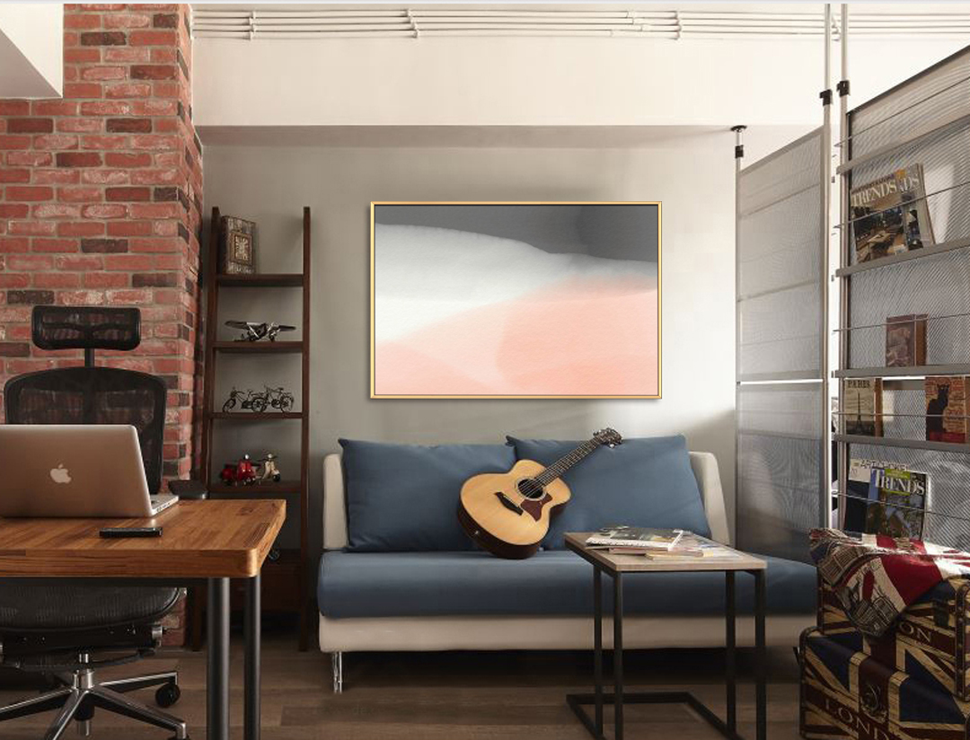 客廳裝飾畫(huà) 新中式書(shū)房辦公室配畫(huà) 晶瓷畫(huà) 壁畫(huà)  抽象系列2