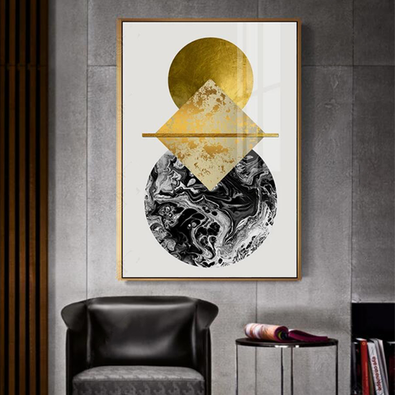 新中式裝飾 畫現(xiàn)代簡(jiǎn)約客廳壁畫 走廊過道晶瓷畫 現(xiàn)代簡(jiǎn)約輕奢玄關(guān)畫