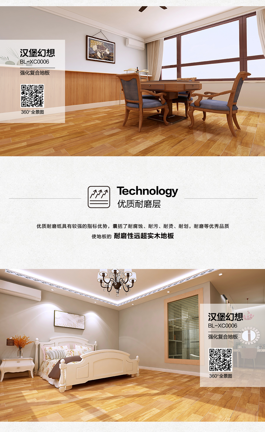 雅柏麗地板 強化復(fù)合地板 強化復(fù)合地板十大品牌 BL-XC0006漢堡幻想