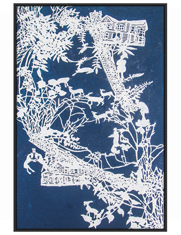 現(xiàn)在創(chuàng)意客廳裝飾畫(huà) 臥室原創(chuàng)手繪砂巖立體畫(huà) 餐廳環(huán)保PS框掛畫(huà) 剪紙