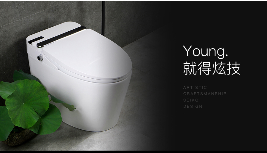 GOHGOH家用衛(wèi)生間智能陶瓷坐便器 即熱式感應(yīng)馬桶 一體式座便節(jié)水防臭馬桶BL-ZC91