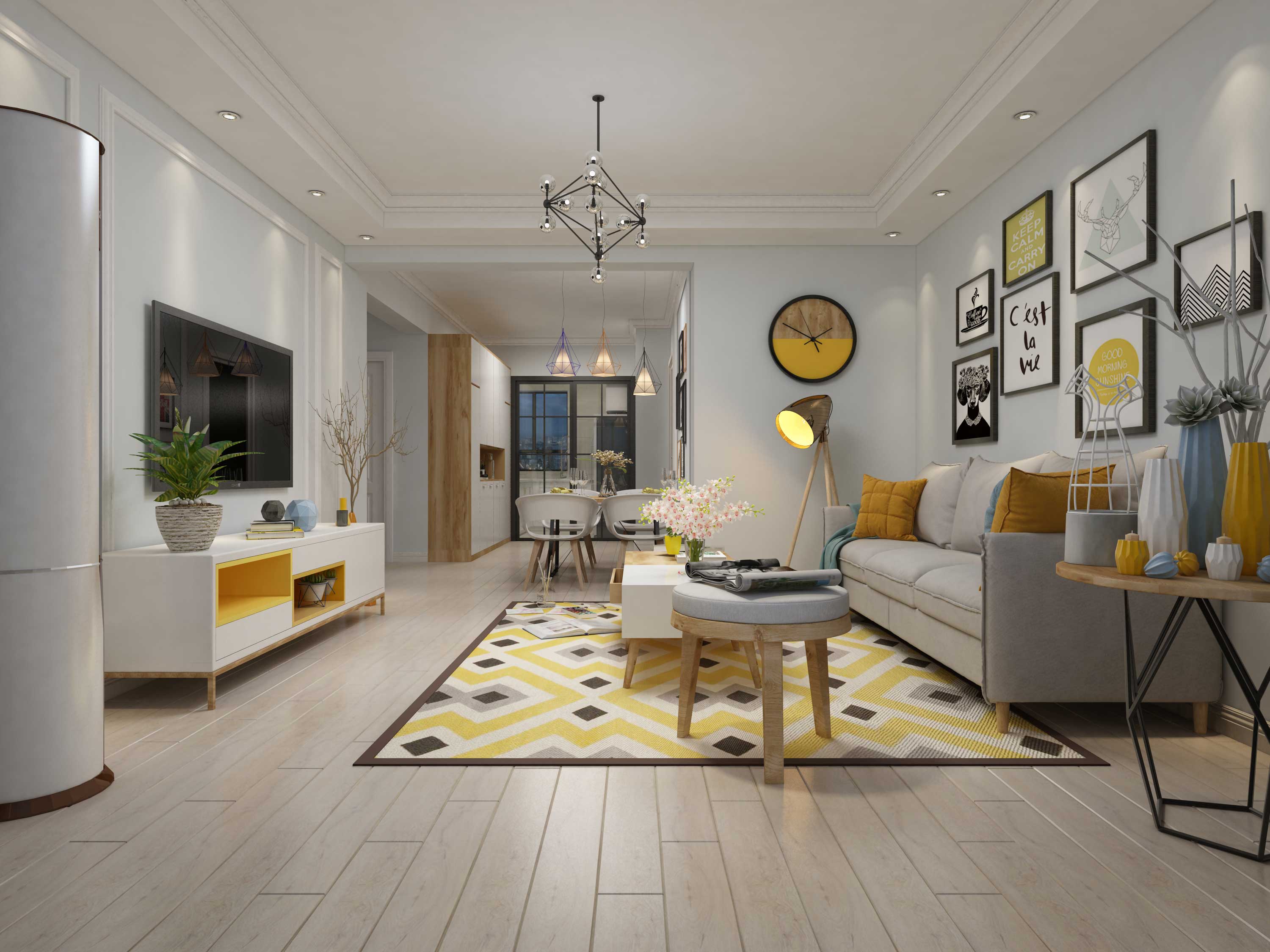 遼陽現(xiàn)代簡約風(fēng)格裝修案例欣賞