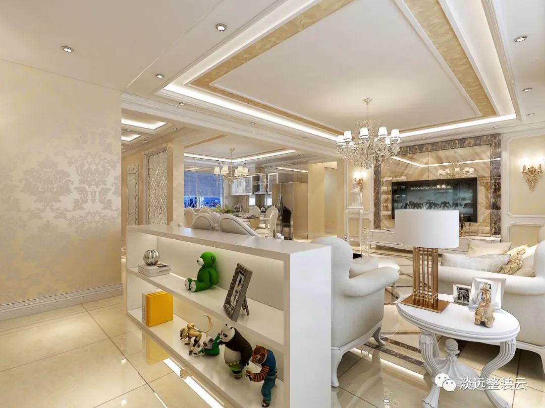 遼陽92平米的簡(jiǎn)歐裝修風(fēng)格案例賞析