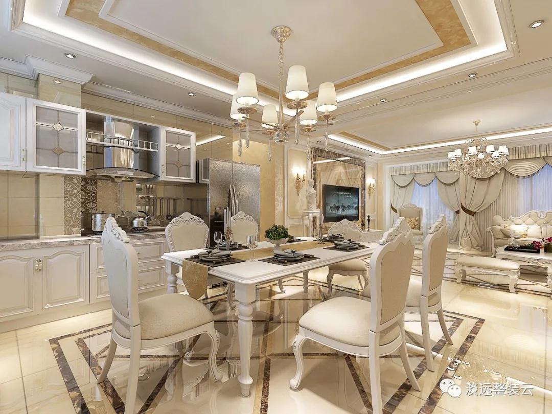 遼陽92平米的簡(jiǎn)歐裝修風(fēng)格案例賞析