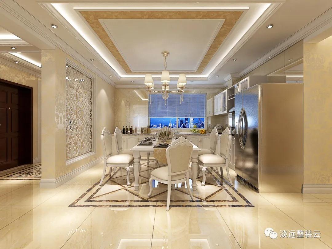 遼陽92平米的簡(jiǎn)歐裝修風(fēng)格案例賞析