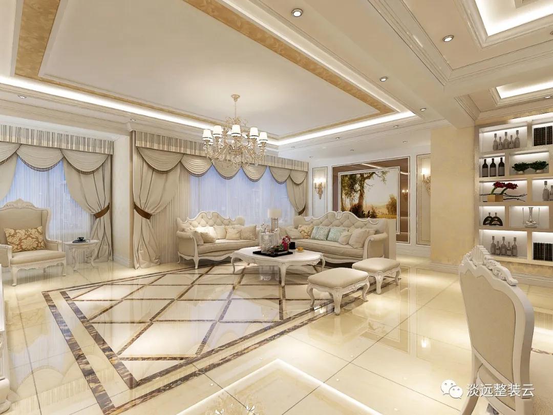 遼陽92平米的簡(jiǎn)歐裝修風(fēng)格案例賞析