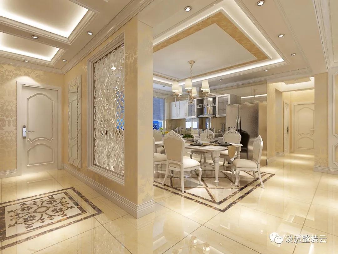 遼陽92平米的簡(jiǎn)歐裝修風(fēng)格案例賞析