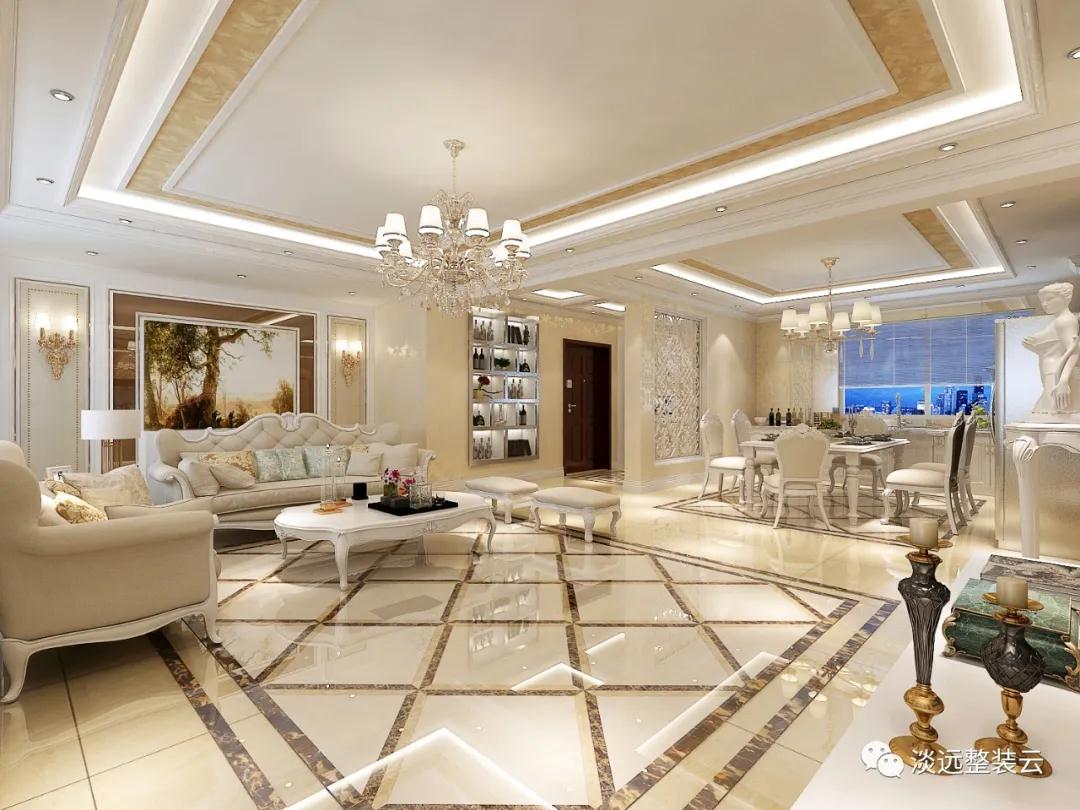 遼陽92平米的簡(jiǎn)歐裝修風(fēng)格案例賞析