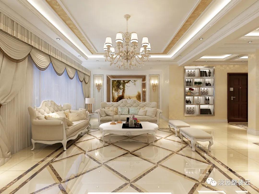 遼陽92平米的簡(jiǎn)歐裝修風(fēng)格案例賞析