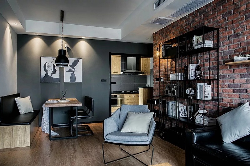 遼陽(yáng)家裝工業(yè)風(fēng)裝修案例賞析