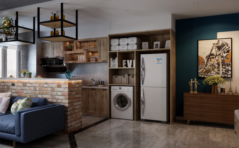 遼陽(yáng)家裝工業(yè)風(fēng)裝修案例賞析